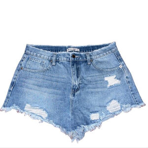 HAMMER Jeans Los Angeles | Medium Wash Jean Shorts #SN348